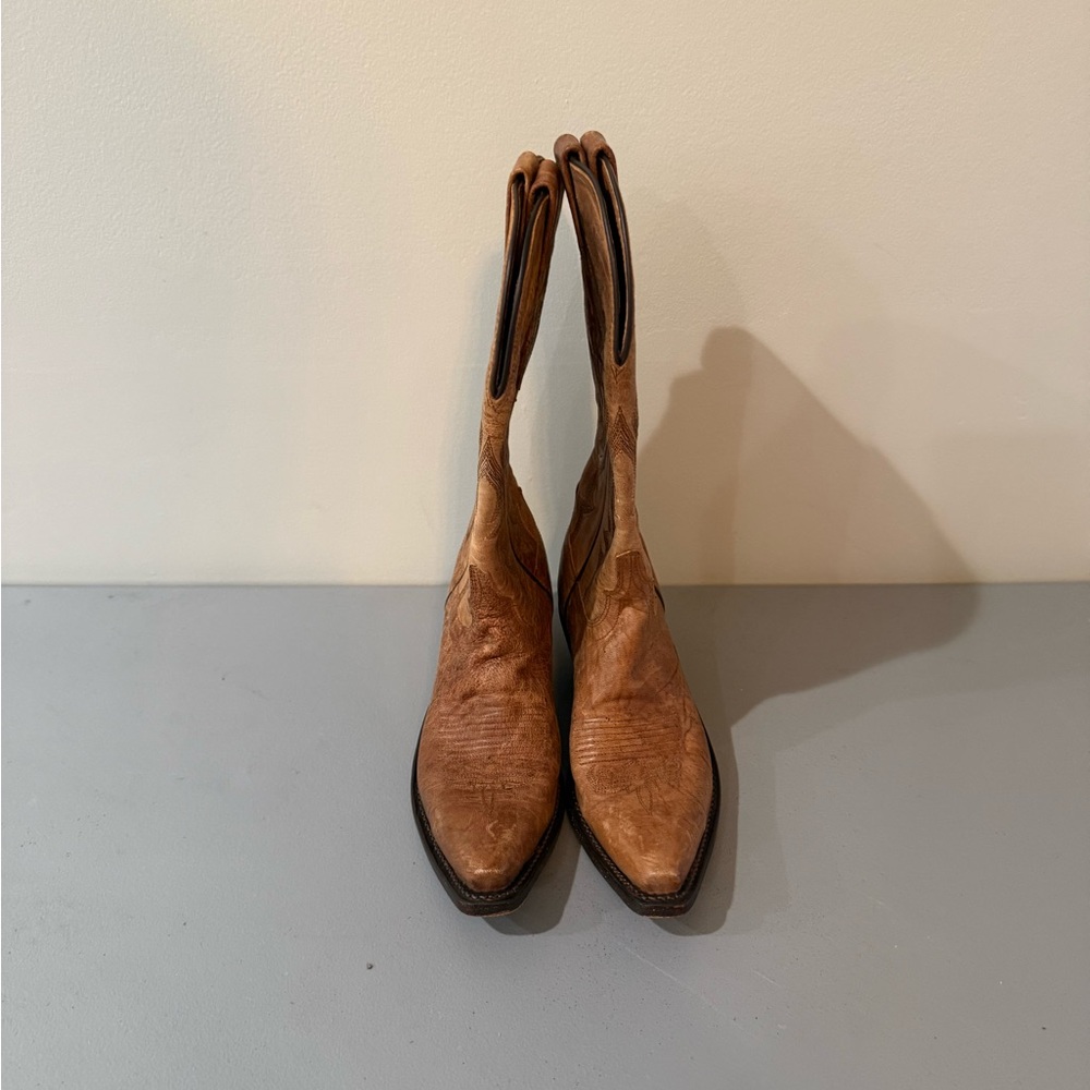 Lucchese Tan Leather Boots